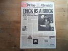 Jethro Tull Thick As A Brick A3/B2 Porky 1st Press VG+ Vinyl LP Record CHR1003