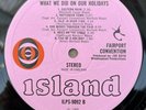 FAIRPORT CONVENTION WHAT WE DID ON OUR HOLIDAYS ILPS 9092 BULLSEYE LOGO