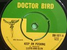 KEEP ON PUSHING. YOU WON'T REGRET IT. LLOYD AND GLEN. BOBBY AITKEN