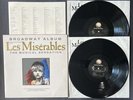 LES MISERABLES Original Broadway Cast 2 LP Vinyl Gatefold Cover Booklet Geffen