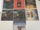 7x Iron Maiden 7” Vinyl Records Wasted Years, Holy Smoke, The Clairvoyant. Rock