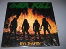 OVER KILL Feel The Fire MEGAFORCE LP  1985 - Vintage