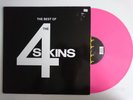 THE BEST OF THE 4 SKINS ONE LAW FOR THEM MAY LP 705 PUNK OI PINK VINYL
