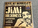 Jimi Hendrix Experience Live At Berkeley Double Vinyl Record Gatfold LP