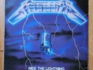 Metallica - Ride The Lightning Vinyl LP 1984 Elektra Masterdisk SP VG/VG+