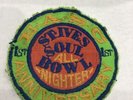 Northern Soul - Original 1970s Badge / Patch - St Ives 1st Anniversary Soul Bowl