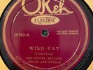 Okeh 40771 Joe Venuti & Eddie Lang WILD CAT Jazz  78 rpm 1927 E+