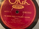Okeh 40762 Harry Reser Jazz Pilots STRAIGHT BANANA  Jazz  78 rpm 1927 EE-/E