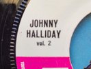 Trés Rare 45T Johnny Hallyday Label BLANC ROSE, Halliday , Glacée Recto / Verso