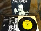7 Seconds -Skins Brains Guts 7” Vinyl Pazzafist Records 1989 VG RARE