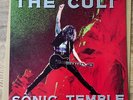 THE CULT Sonic Temple 1989 UK vinyl LP + INNER original Sun King Fire Woman