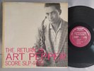 Art Pepper - The Return Of Art Pepper - 1958 Mono LP - SCORE - VG+  JAZZ GRAIL