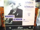 MAURICE GENDRON cello SCHUMANN SCHUBERT, JEAN FRANCAIX PIANO, LONDON LL654