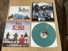 The Beatles LP Record GET BACK THE ROOFTOP CONCERT Green Marble Vinyl ￼poster