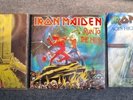 3 X Iron Maiden 7” Singles Vinyl Running Free Aces High Run To The Hills