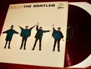 The Beatles HELP   Japanese RED colored vinyl LP Odeon pressing OP-8151 stereo