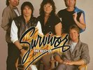 Survivor The Best Of Survivor Black & Blue Swirl Poster (Vinyl)