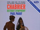 Detroit Symphony Orchestra Paul Paray The Music of Chabrier (Vinyl) 12