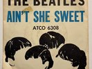 THE BEATLES - Aint She Sweet / Nobodys Child 45rpm Picture Sleeve Atco 1964 RARE