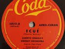 Alberto Iznaga's Siboney Orch & Noro Morales Sextet Coda 5032 78 RPM HEAR READ