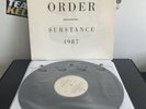 NEW ORDER Substance 2LP VG+ VINYL in Shrink W/HYPE STICKER RARE EMBOSSED COVER