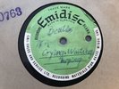Beatles- Crying, Waiting, Hoping 1964 Acetate (EMIdisc) 78RPM