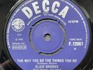 Elkie Brooks The Way You Do The Things You Do UK 7” 45