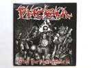 Phobia Grind Your Head In Colored Red Vinyl LP Deep Six Label Poster Insert
