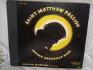 J.S. BACH: ST. MATTHEW PASSION WAL 401  '53 WESTMINSTER  4LP CLASSICAL SCHERCHEN