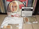 CHRISTINA AGUILERA 20TH PICTURE DISC SINGED NUMBER SLIP BUNDLE GENIE IN A BOTTLE