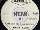 Twangy Melodic Country 45 MARTY MARTEL The Last Time I Saw Nashville ADELL hear