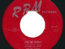 ARTHUR LEE MAYE & CROWNS - Love Me Always / Loop De Loop -RPM- Doo Wop R&B 45