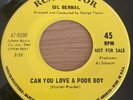 Gil Bernal Can You Love A Poor Boy RCA Victor Demo Promo Northern Soul