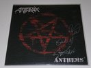 Anthrax Anthems Limited Splatter Vinyl LP 2013 NM/NM Signed By Band - Rob