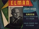classical LP:GRIEG/SONATA No. 1 VIOLIN & PIANO/MISCHA ELMAN/London LL.125/clean