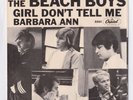 The Beach Boys   Barbara Ann/Girl Don't Tell Me   Picture Sleeve Only Near Mint