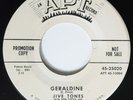Doo Wop 45 JIVE TONES Geraldine APT VG++ PROMO HEAR