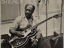 ROBERT JR LOCKWOOD: Steady Rollin’ Man US Delmark Promo Blues LP NM Vinyl