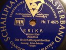 ORIGINAL ERIKA WW2 78RPM RECORD MUSIKKORPS GERMAN GERMANY MILITARY WEHRMACHT
