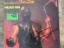 SIGNED by Bruce Dickinson Samson  – Head On 12” Album with sew on patch