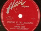 ELMORE JAMES: Standing at the Crossroads US ‘54 Flair 1057 Blues 78 E+ Hear