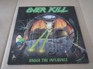 OVERKILL -UNDER THE INFLUENCE- AWESOME VERY HARD TO FIND 1ST PRESS LP VINYL 1988