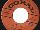 Rockabilly-3 Johnny Burnette Trio  45s on Coral  61651, 61719 and 61758