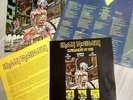 IRON MAIDEN 1986 Somewhere In Time vinyl album with inserts