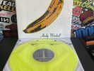 THE VELVET UNDERGROUND & NICO VG++ YELLOW VINYL W/HYPE STICKER