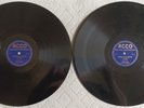 BACH sonata / JEANNE GAUTIER, VIOLIN SOLO - TOP FRENCH RARITY  78 RPM X 2
