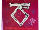 Twisted Sister Fully Signed Vinyl Orig Vintage We're Not Gonna Take It 12
