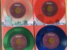 Four Coloured Beatles jukebox Singles