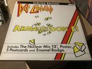 Def Leppard Armageddon It - 12” Limited Edition Numbered. Postcards Poster Badge