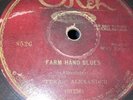 BLUES Okeh 78 RPM Texas Alexander - Farm Hand Blues 8526 V-